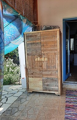Part of an outdoor kitchen
