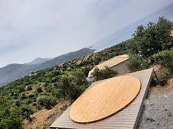 Mongolian tent platform