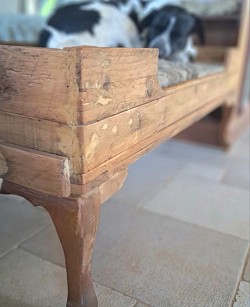 Driftwood towel rack
